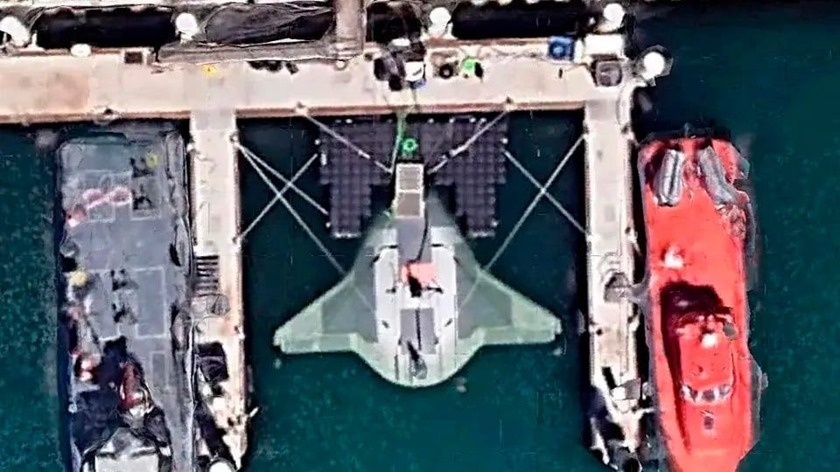 Пользователи Google Maps обнаружили фото американского подводного дрона Manta Ray